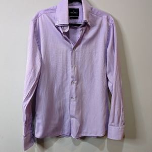 Mille Milano Lavender Button Down Shirt Men's size XL